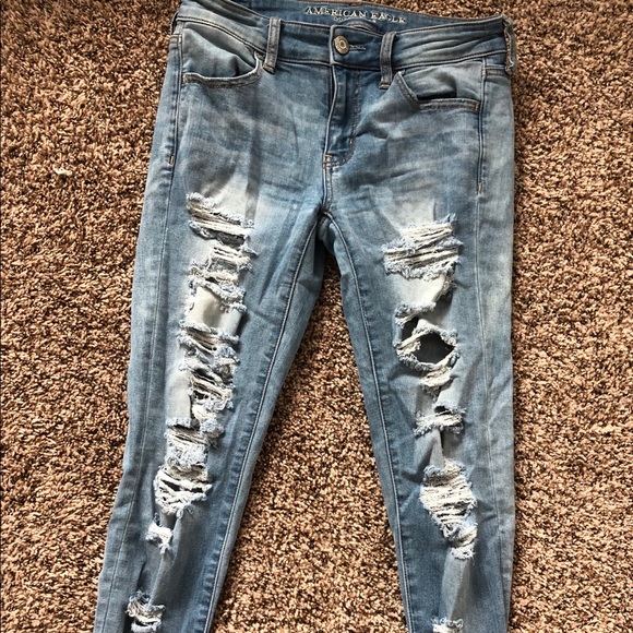 american eagle jeans distressed
